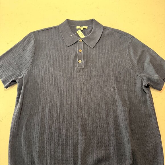 Madewell Tuck-Stitch Three-Button Sweater Polo Medium Relaxed Fit ***NWT - Picture 2 of 4